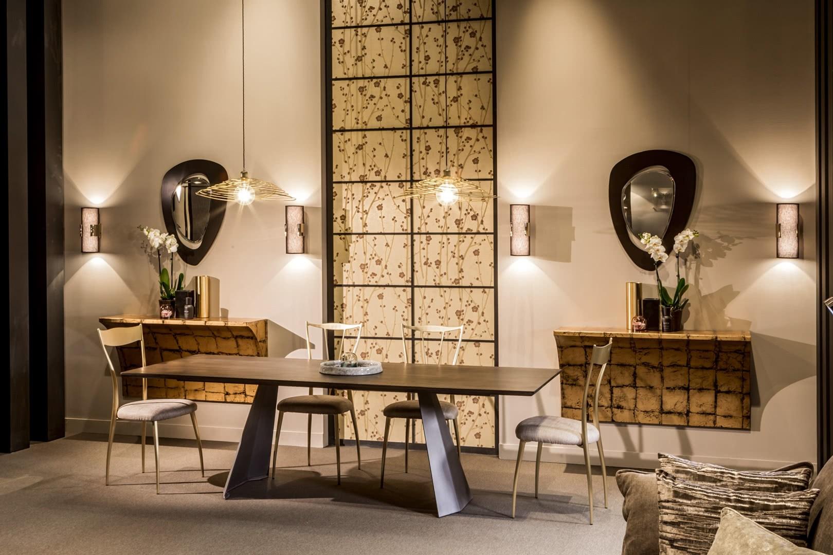 Rectangular iron console table | Tropea by Cantori