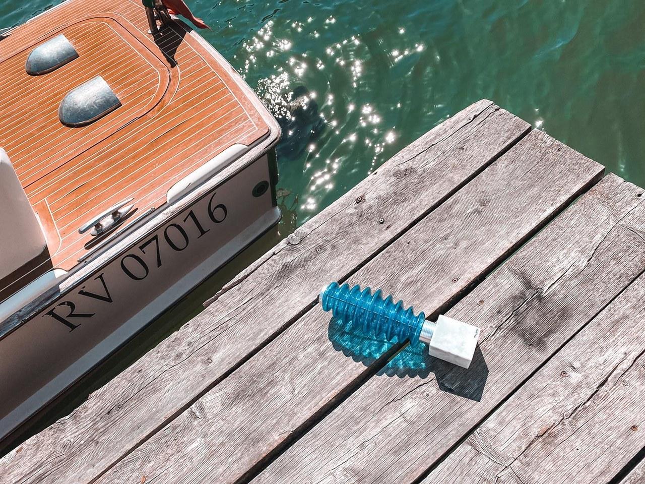 LED table lamp with marble base | Collier T1800/lp1 by Italamp