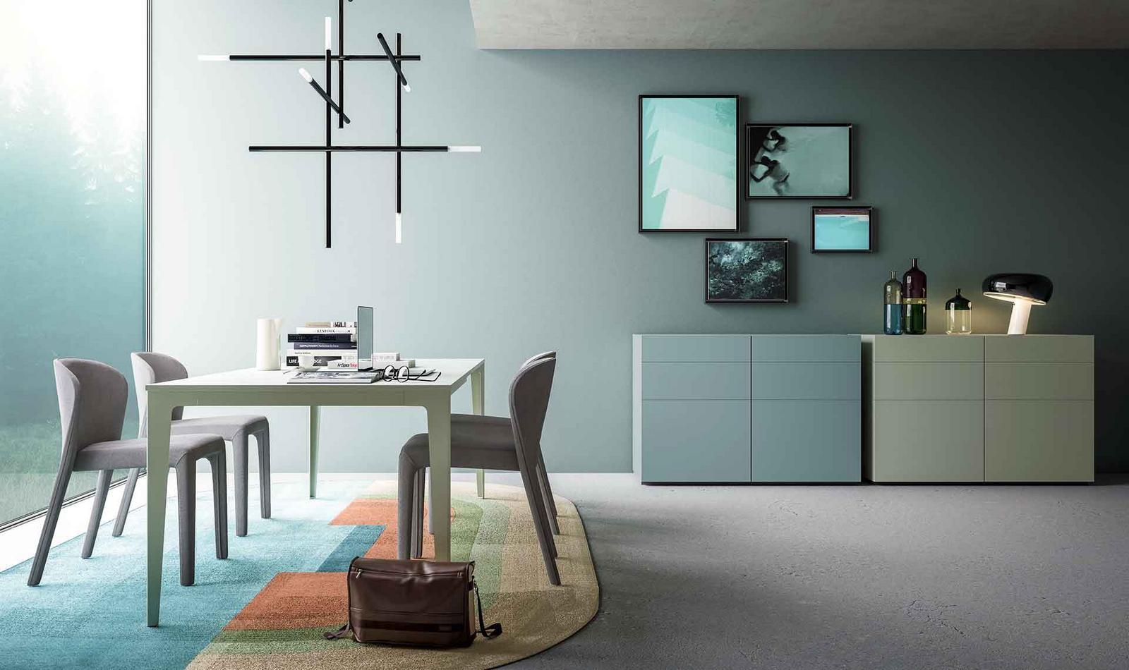 Modular lacquered sideboard with doors | Metropolis by ALF Dafre