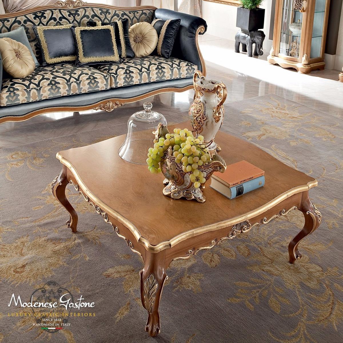 Low square wooden coffee table | 13667 by Modenese Gastone