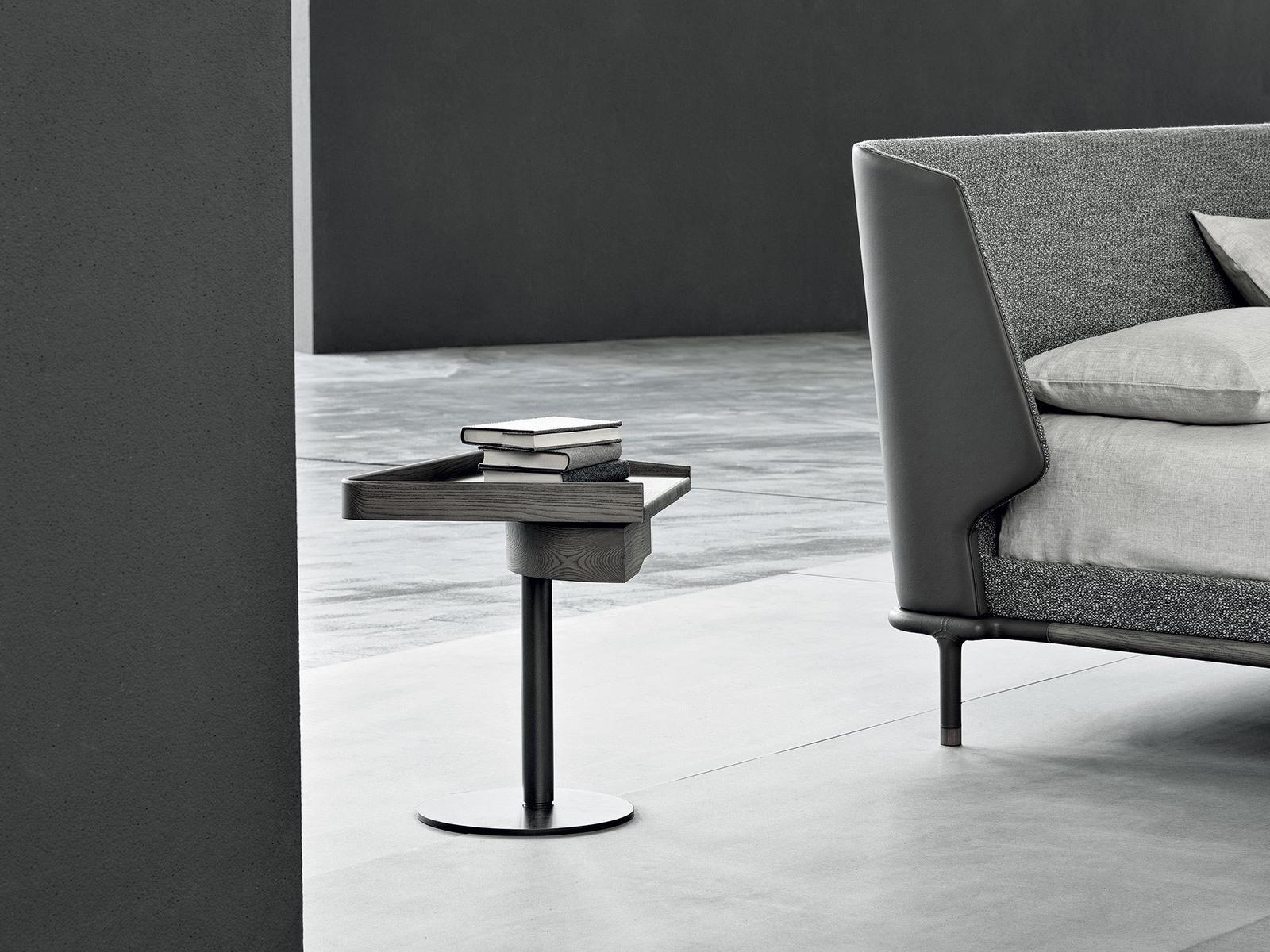 Solid wood and metal coffee table / bedside table | Liv by Frigerio