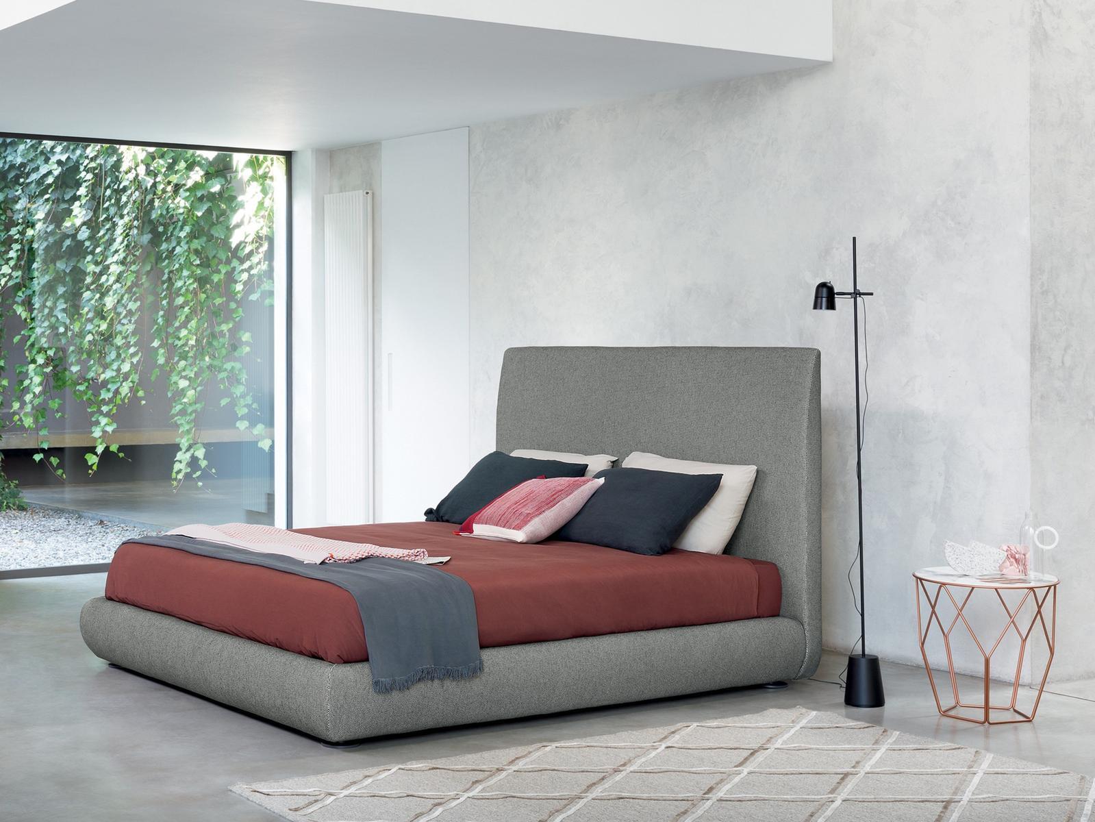 Upholstered double bed | Bloom by Bonaldo