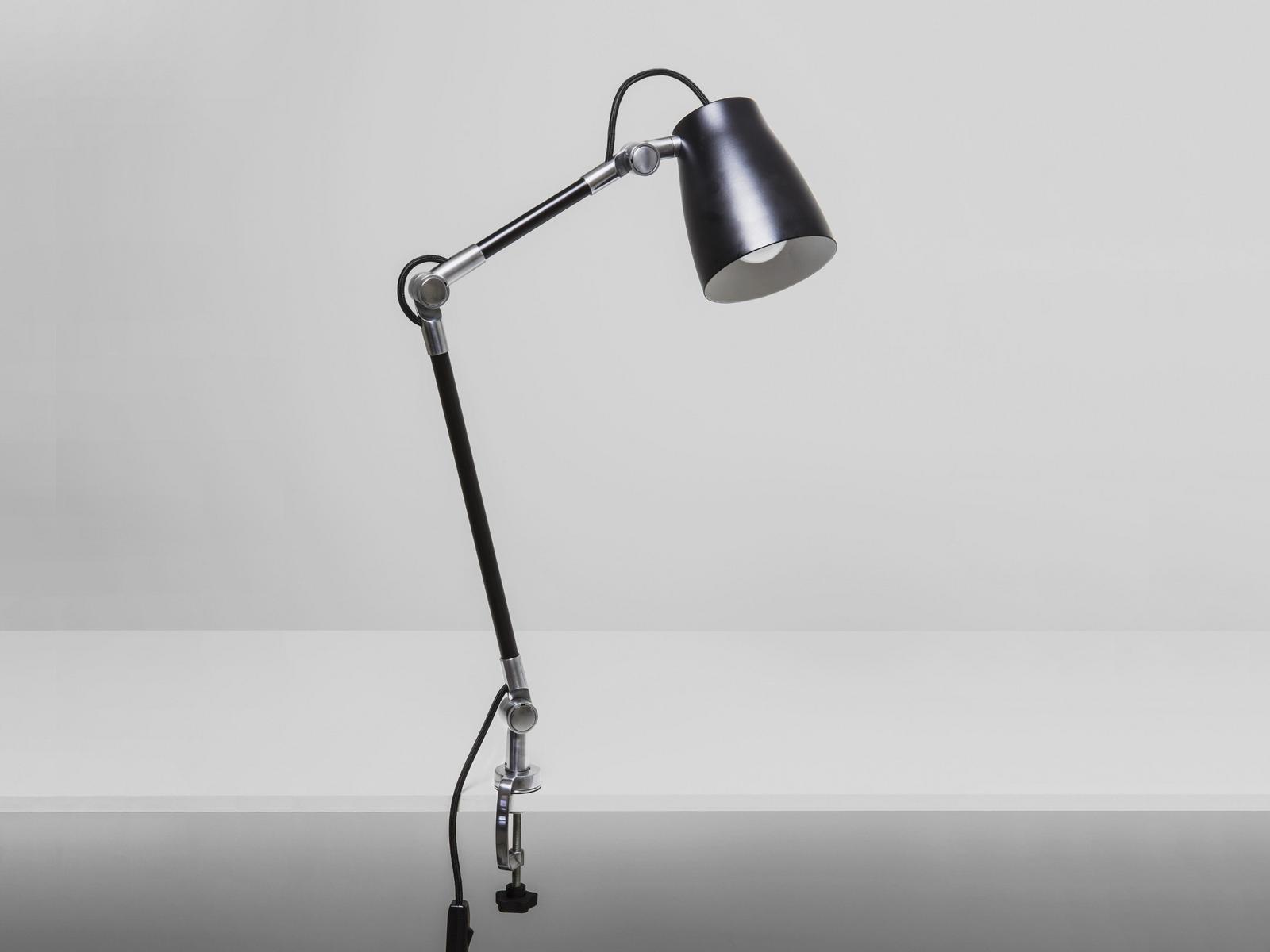 Adjustable aluminium desk lamp | Atelier Clamp by Astro lighting