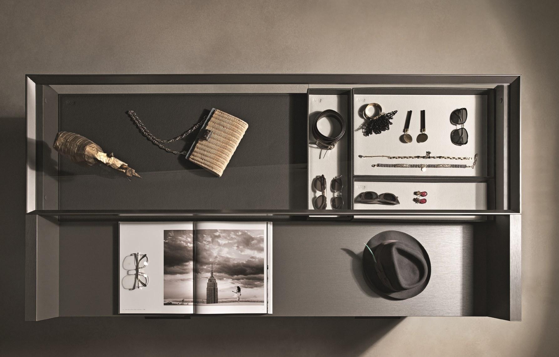 Wood and glass chest of drawers | Private by Flou