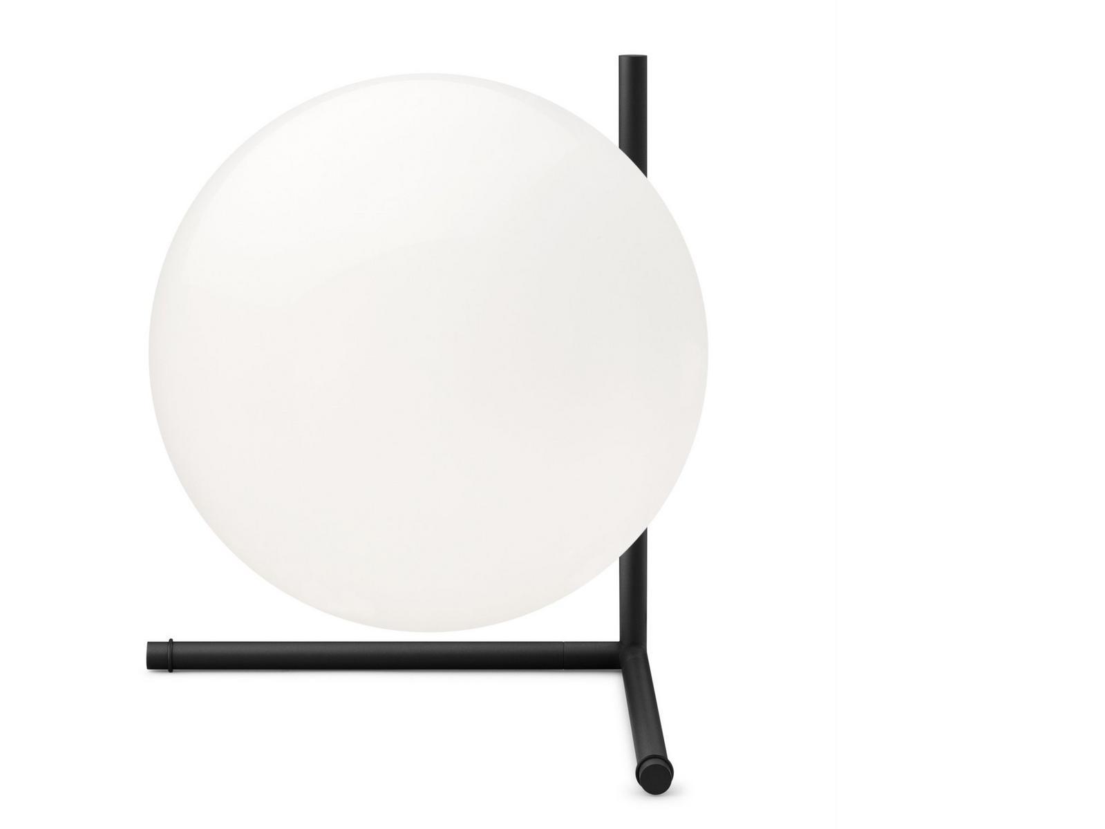 Opal glass table lamp with dimmer | Ic Lights T2 by Flos