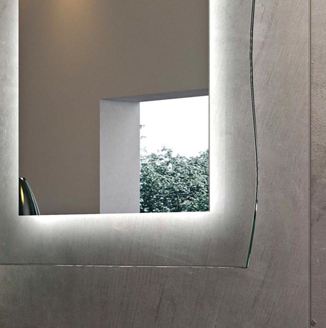 Wall-mounted framed mirror | Ginevra by Riflessi