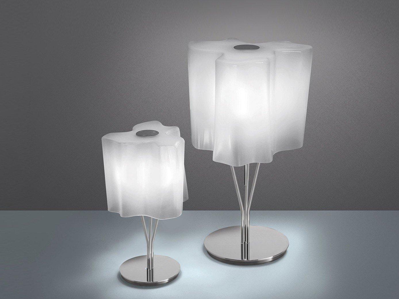 Halogen blown glass table lamp | Logico by Artemide