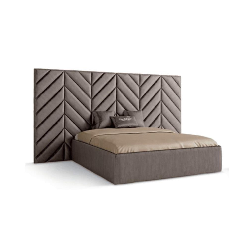 Velvet bed with tufted headboard | Phoenix by Cavio