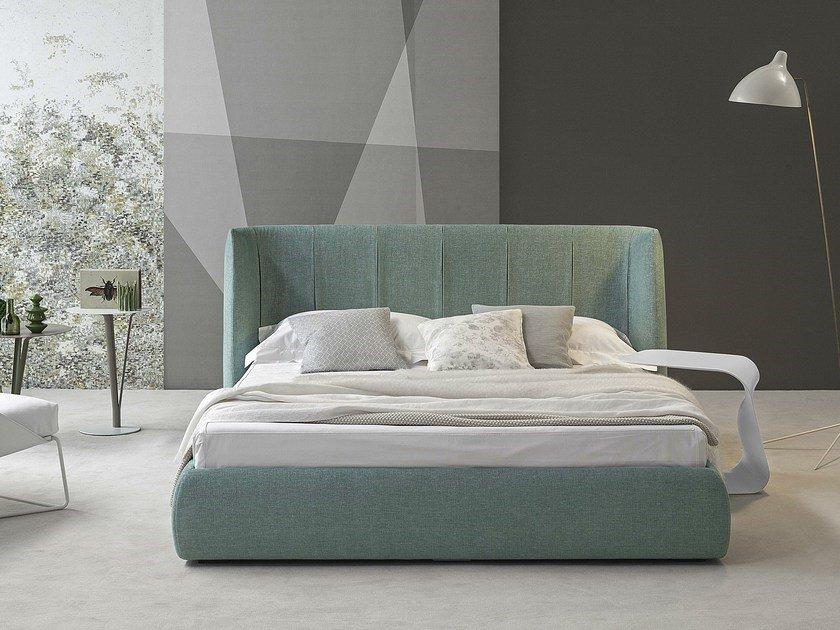Double bed with upholstered headboard | Basket by Bonaldo