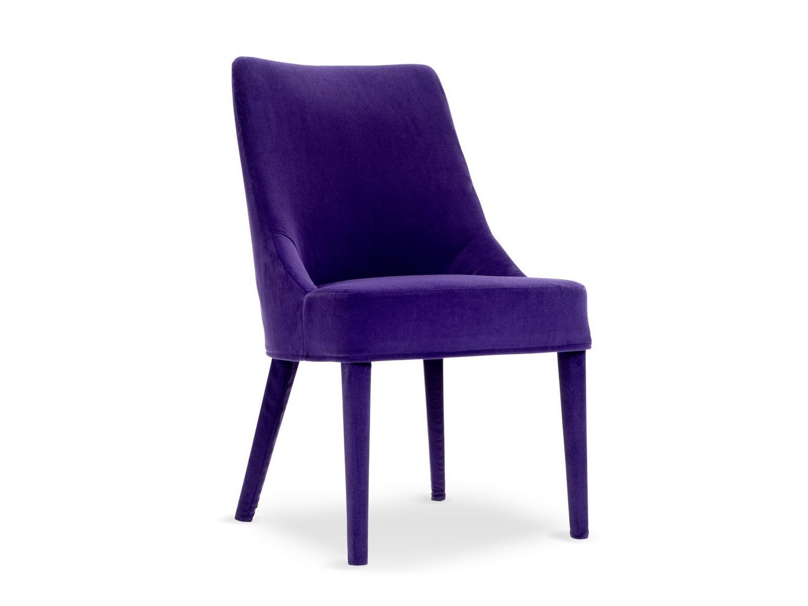 Upholstered fabric chair with removable cover | Blath by Domingo salotti