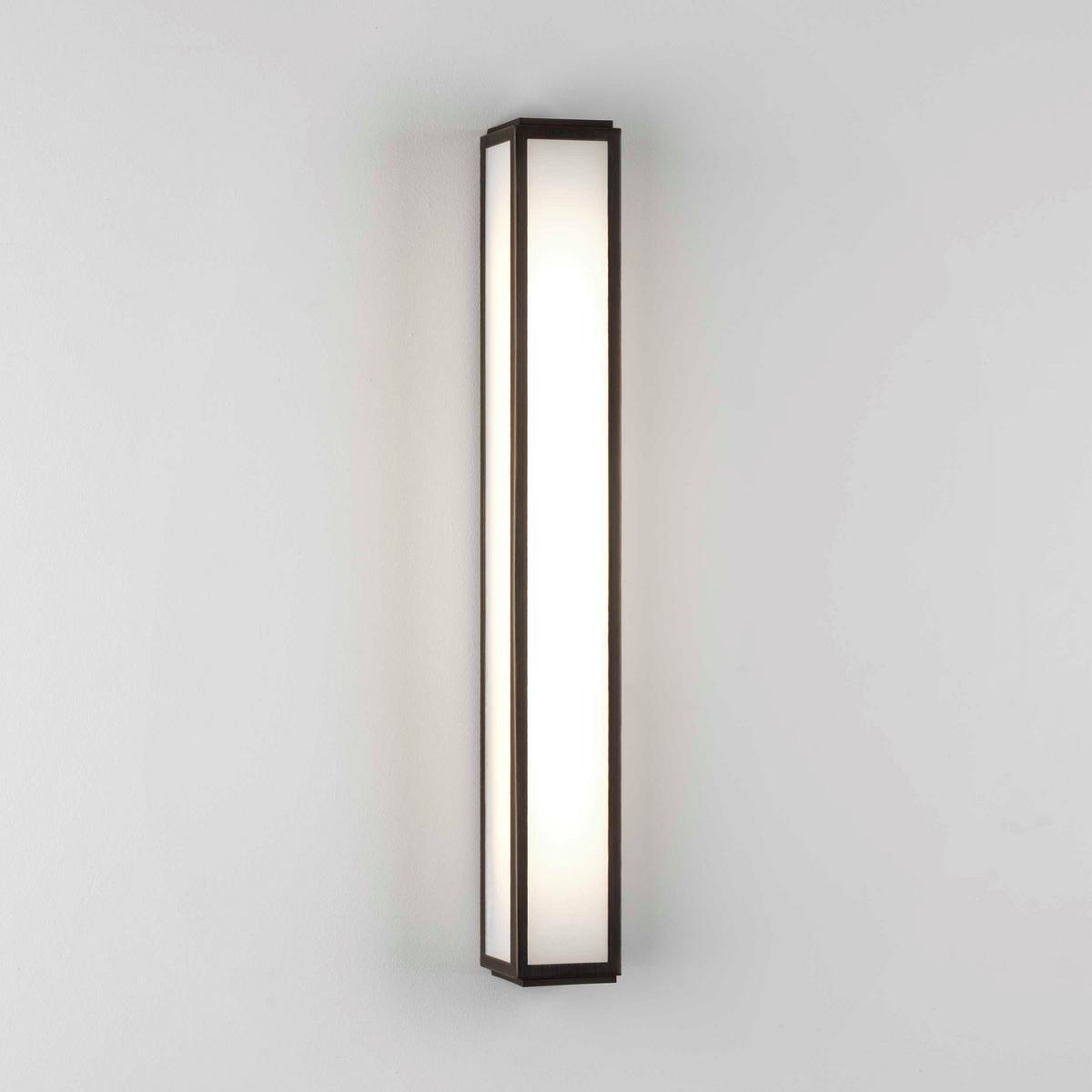 LED glass and steel wall lamp for bathroom | Mashiko by Astro lighting