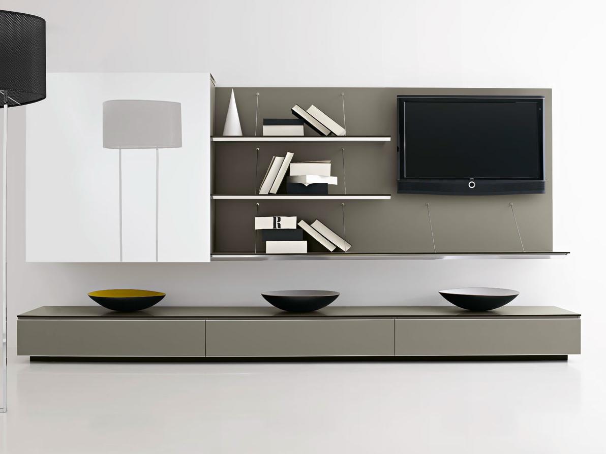 Sectional TV wall system | Pab by B&B Italia