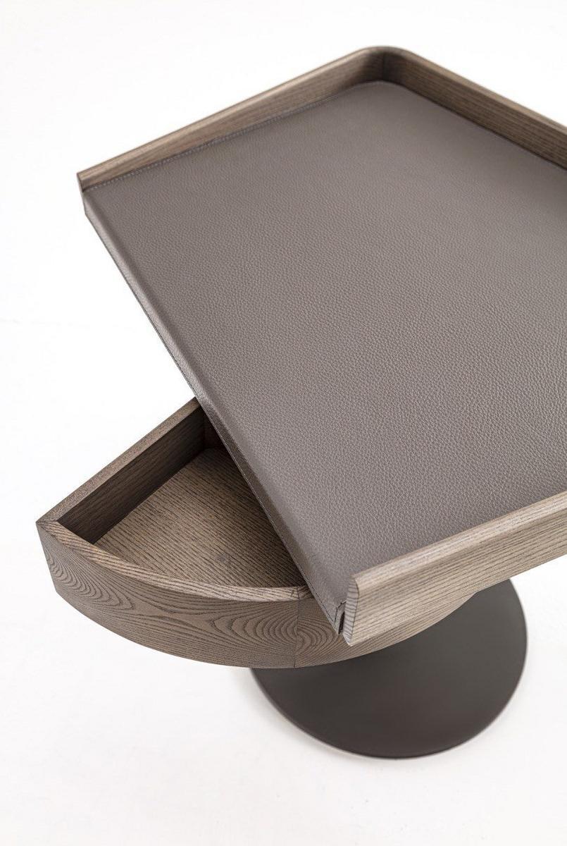 Solid wood and metal coffee table / bedside table | Liv by Frigerio