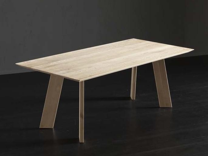 Rectangular wooden dining table | Toledo + Street by Altacorte