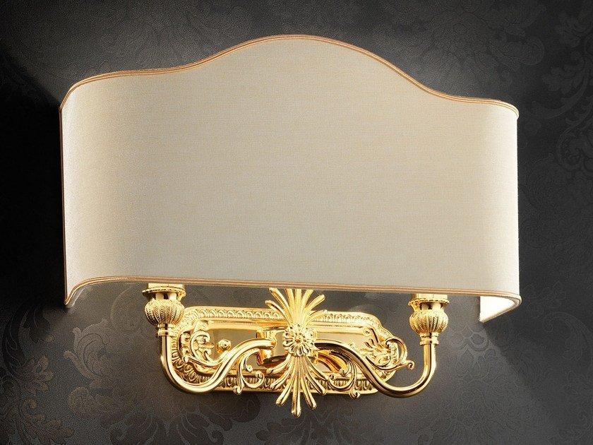 Incandescent brass wall lamp | Brass & Spots Ve 1067 A2 by Masiero