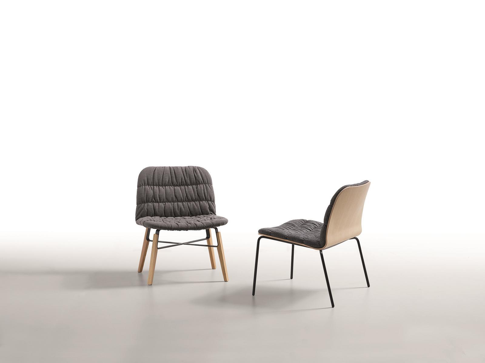 Upholstered fabric armchair | Liù At Ml by Midj