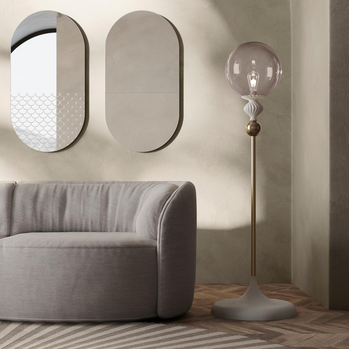 Oval mirror | Mermaid And Sailor by Natuzzi Italia