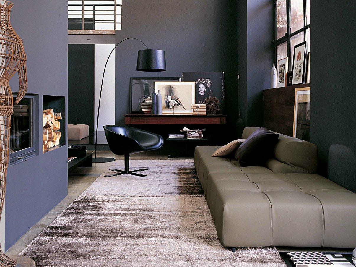 Sectional leather sofa | Tufty Time Leather by B&B Italia