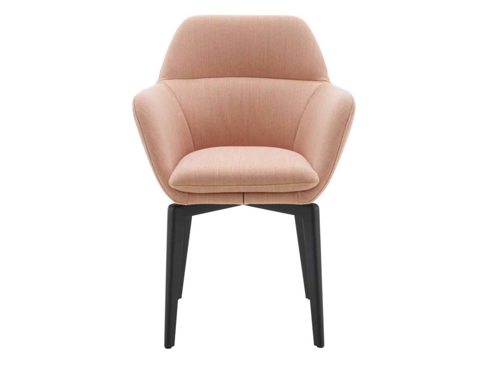 Upholstered fabric chair with armrests | Amédée by Ligne Roset