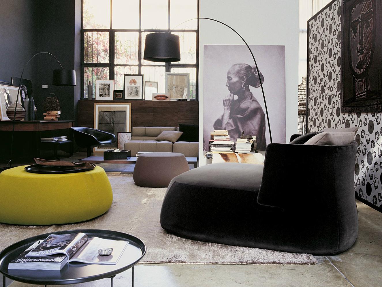 Round fabric pouf | Fat Sofa by B&B Italia