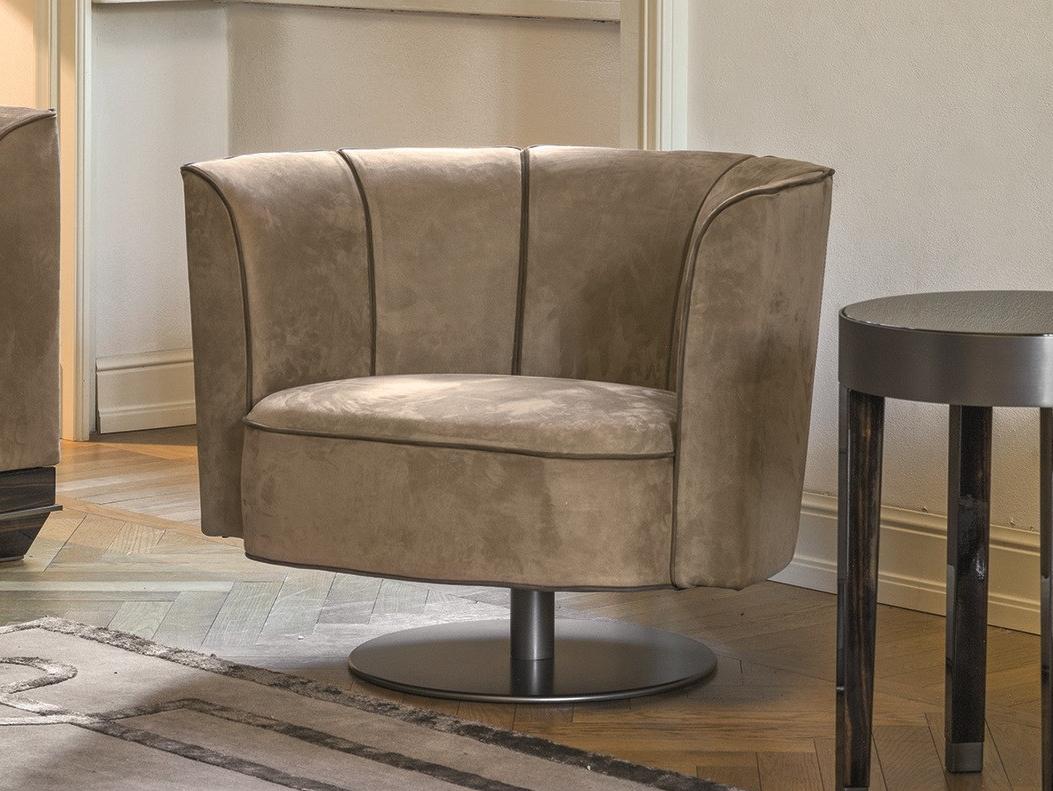 Nabuk armchair | Ludwig by Longhi
