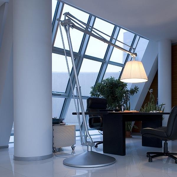 Fabric floor lamp | Superarchimoon by Flos