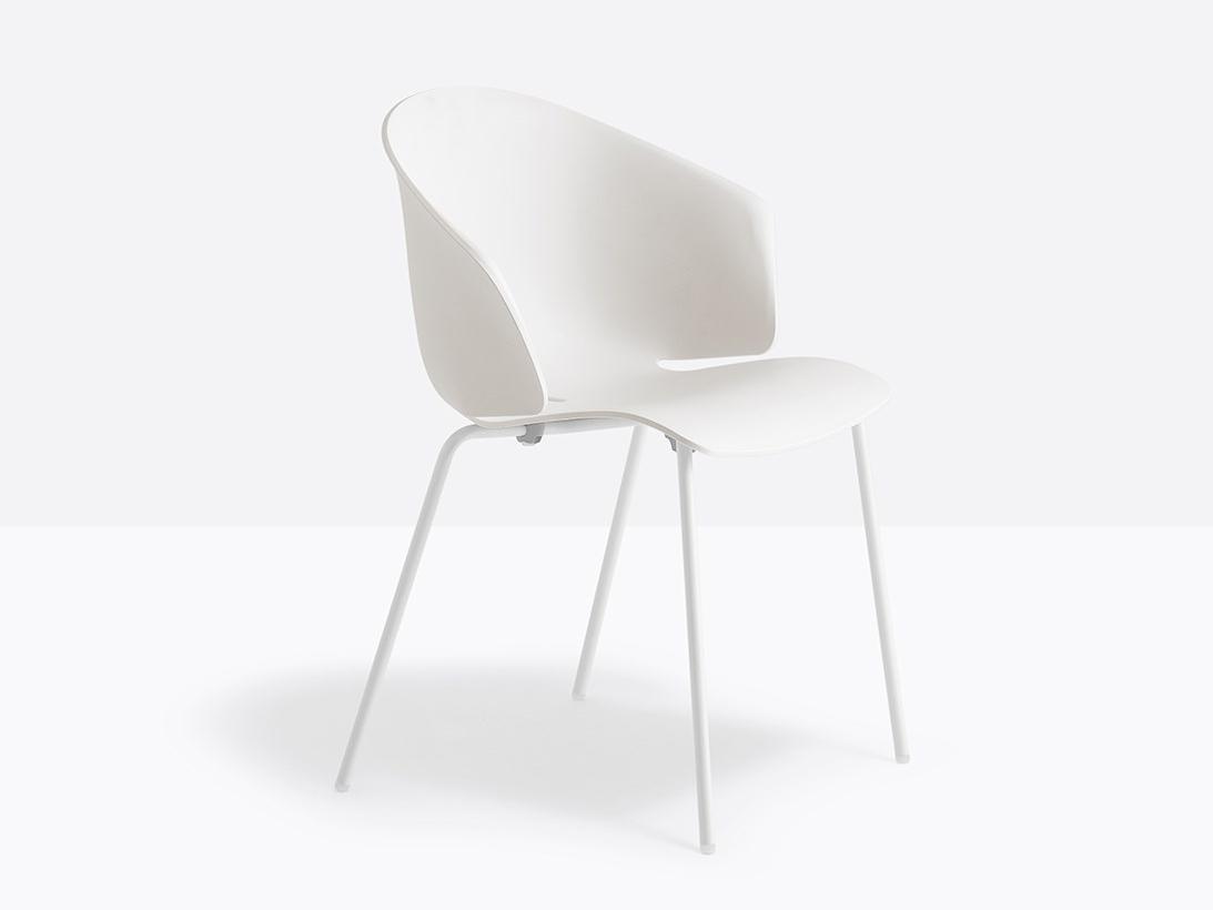 Stackable chair | Grace 410 by Pedrali