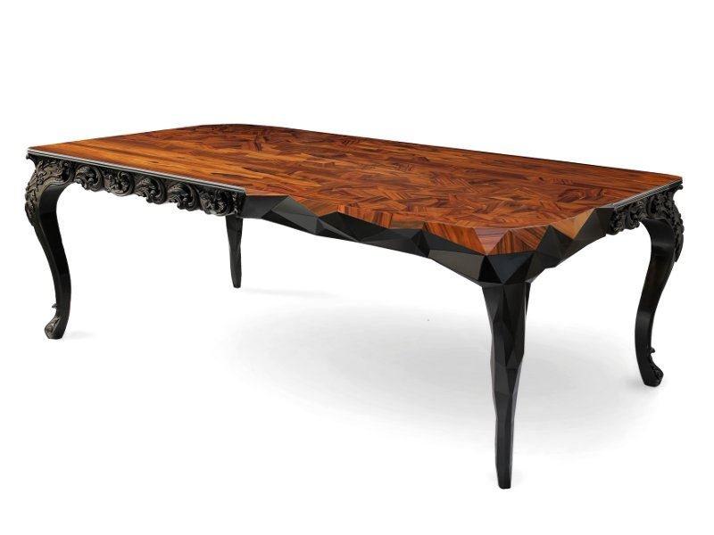 Rectangular rosewood dining table | Royal by Boca Do Lobo