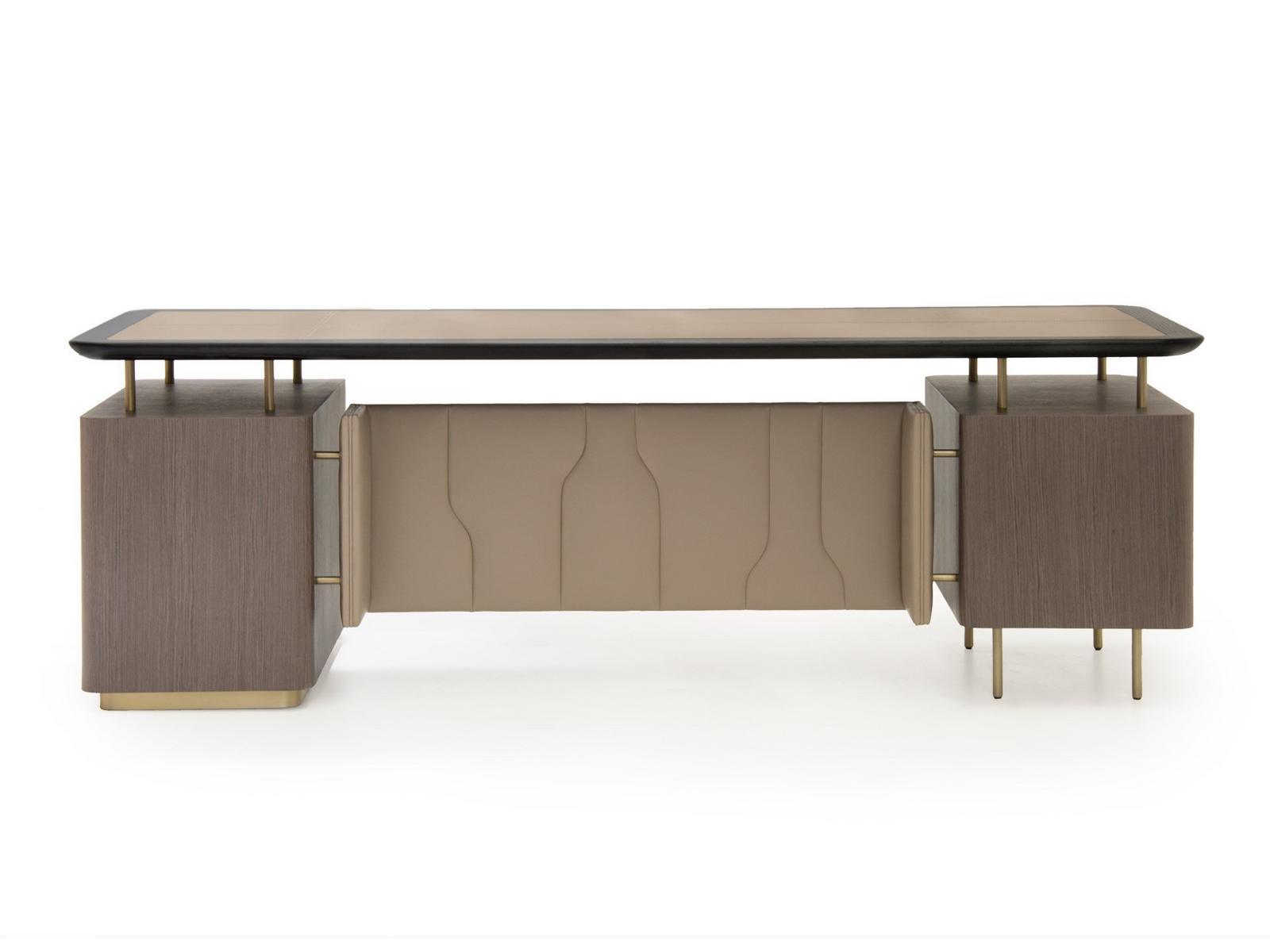 Deerskin executive desk with drawers | Panamera by Formitalia