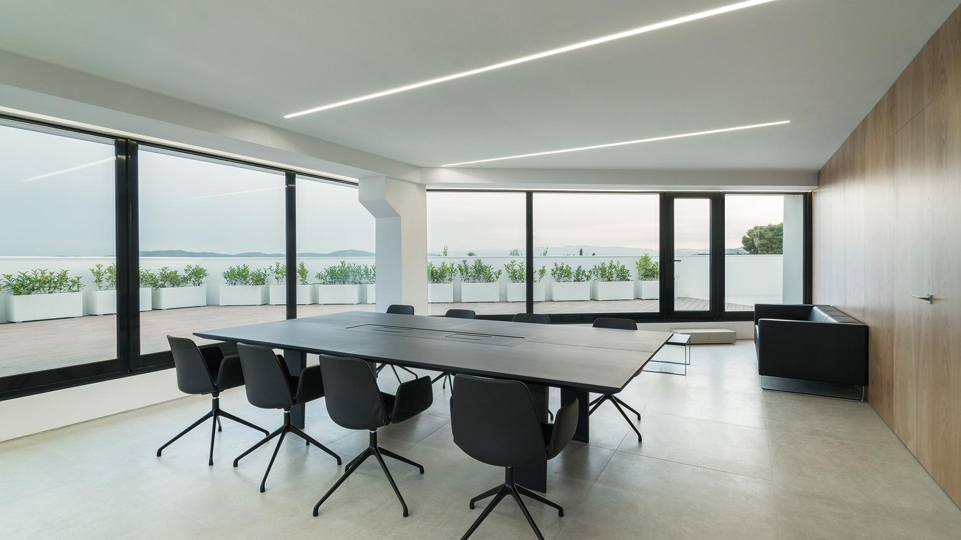 Aluminium linear lighting profile | Fifty Ho Recessed by Arkoslight