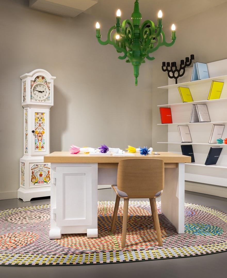 Cardboard chandelier | Paper Chandelier L by Moooi