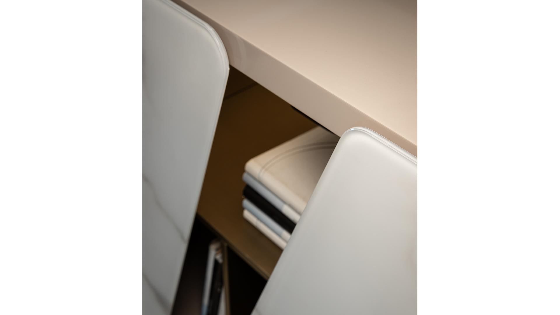 Glass sideboard with sliding doors | Vertigo by Reflex