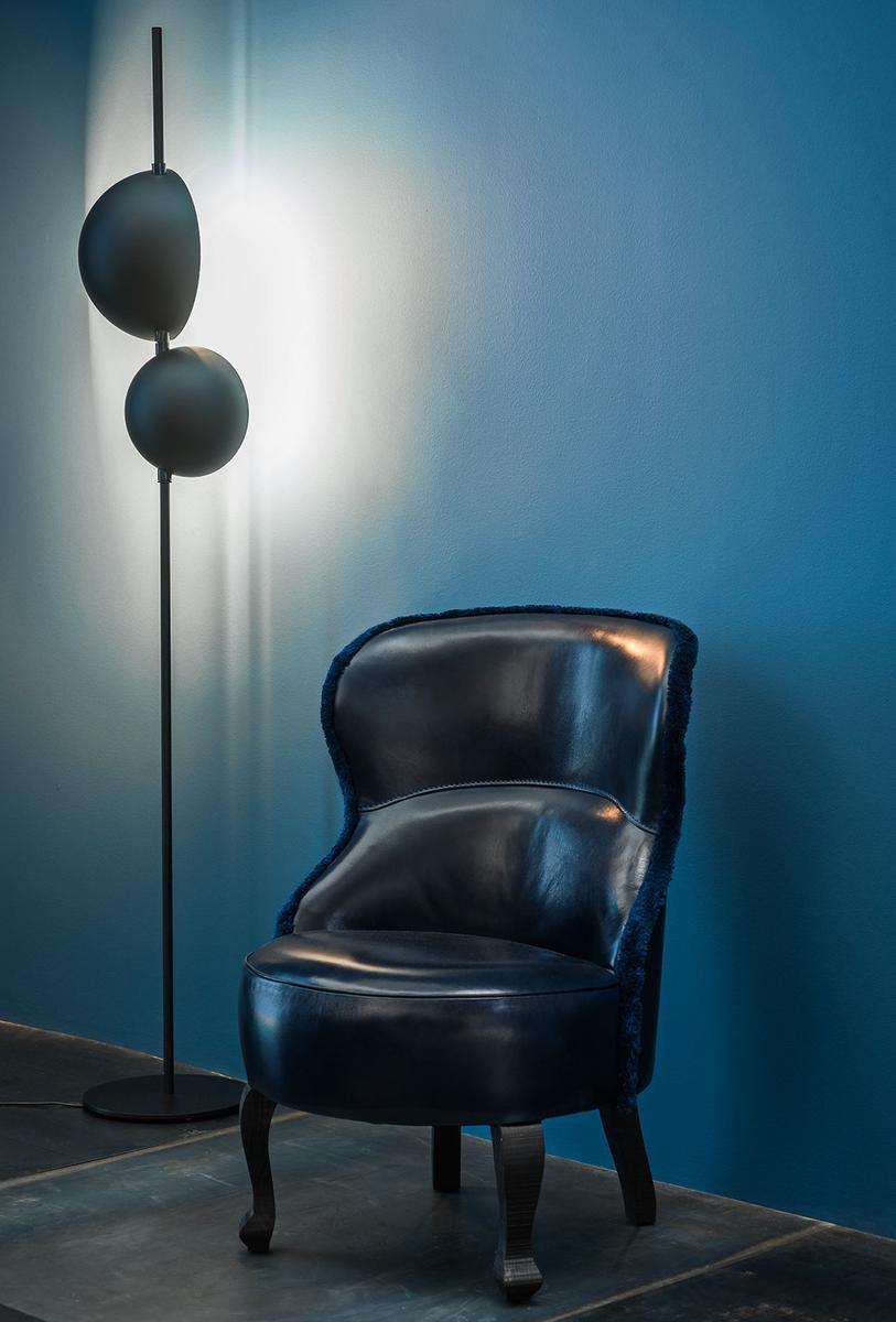 Leather armchair | Sellerina by Baxter