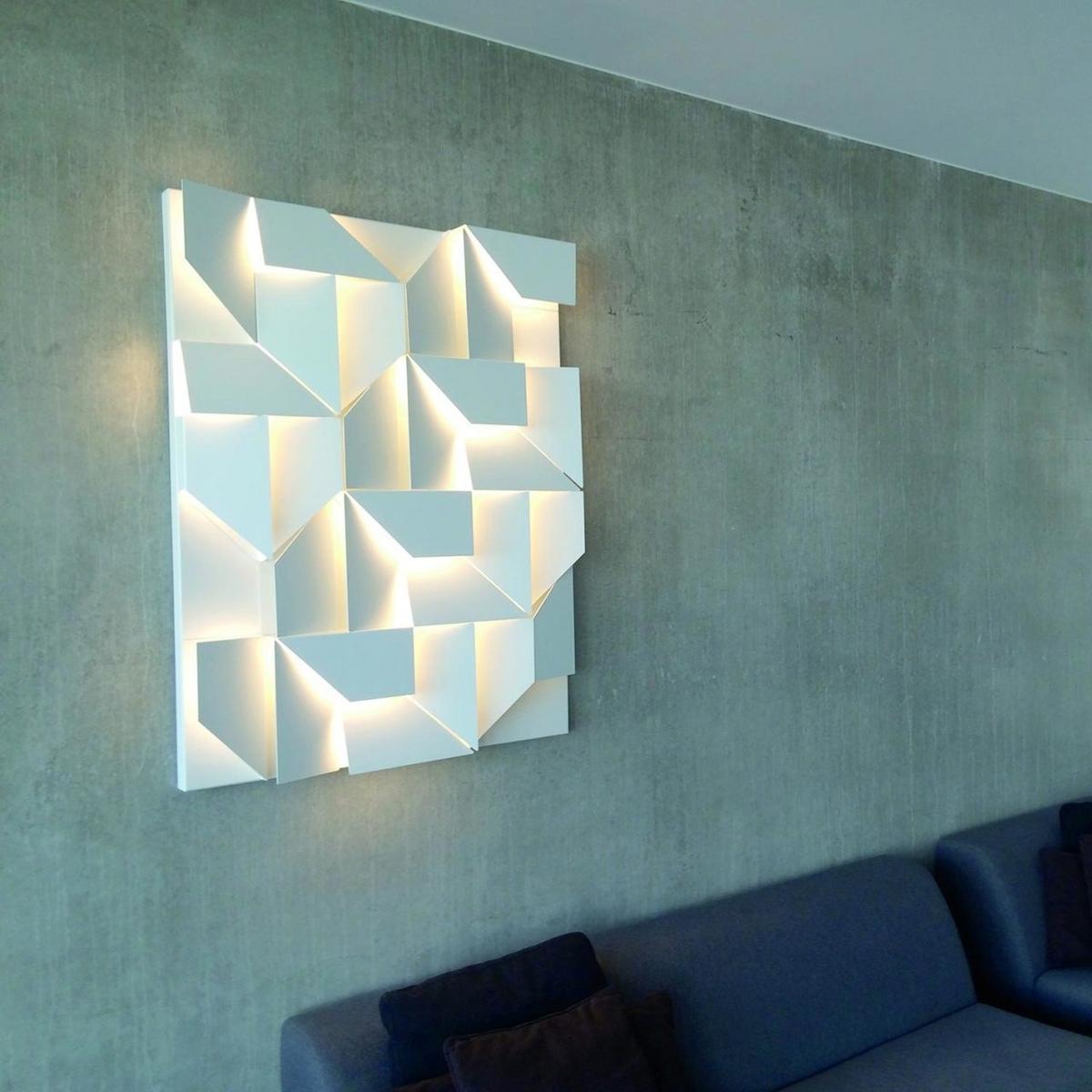 LED aluminium wall lamp | Wall Shadows Grand by Nemo