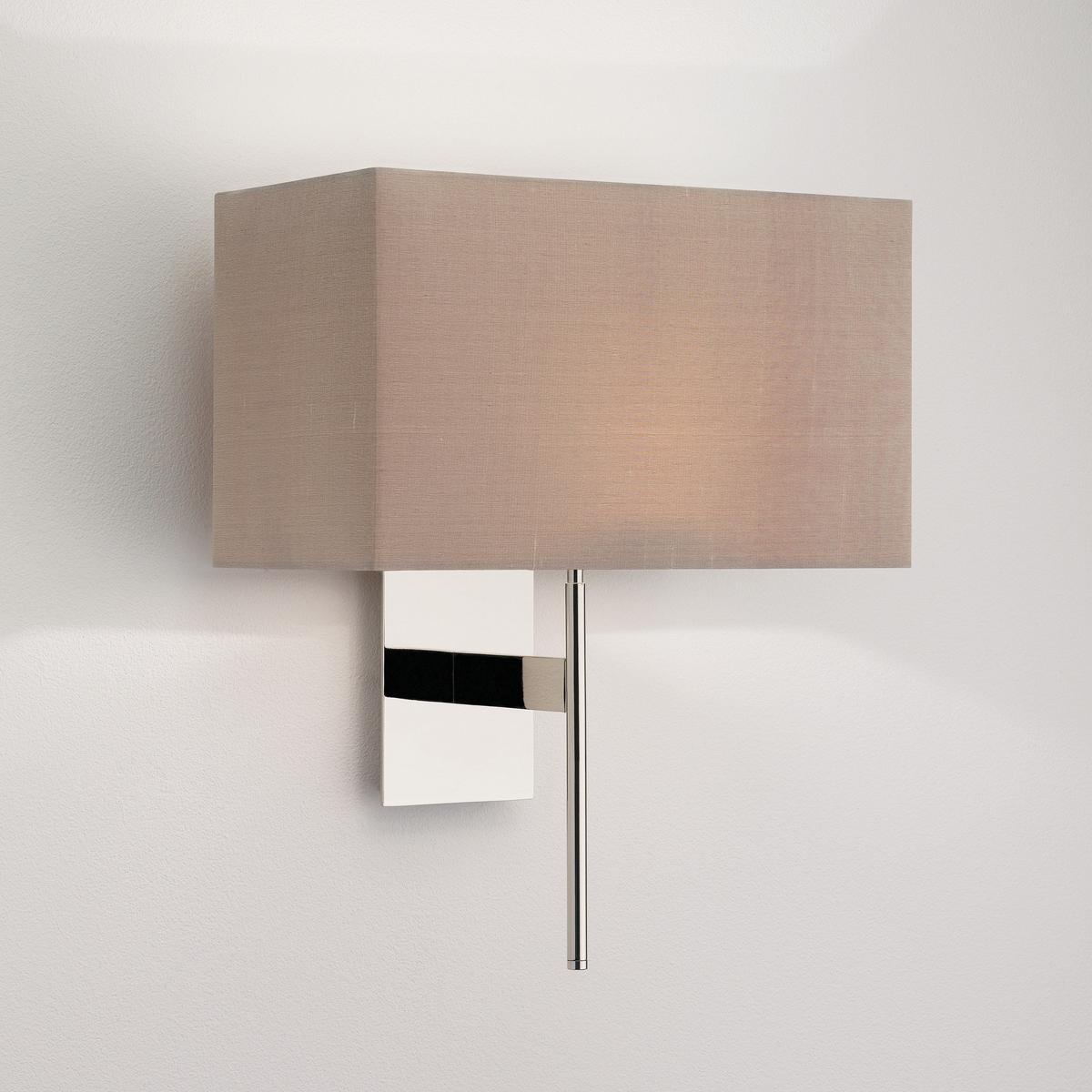 LED metal wall lamp in metal and fabric | San Marino by Astro lighting