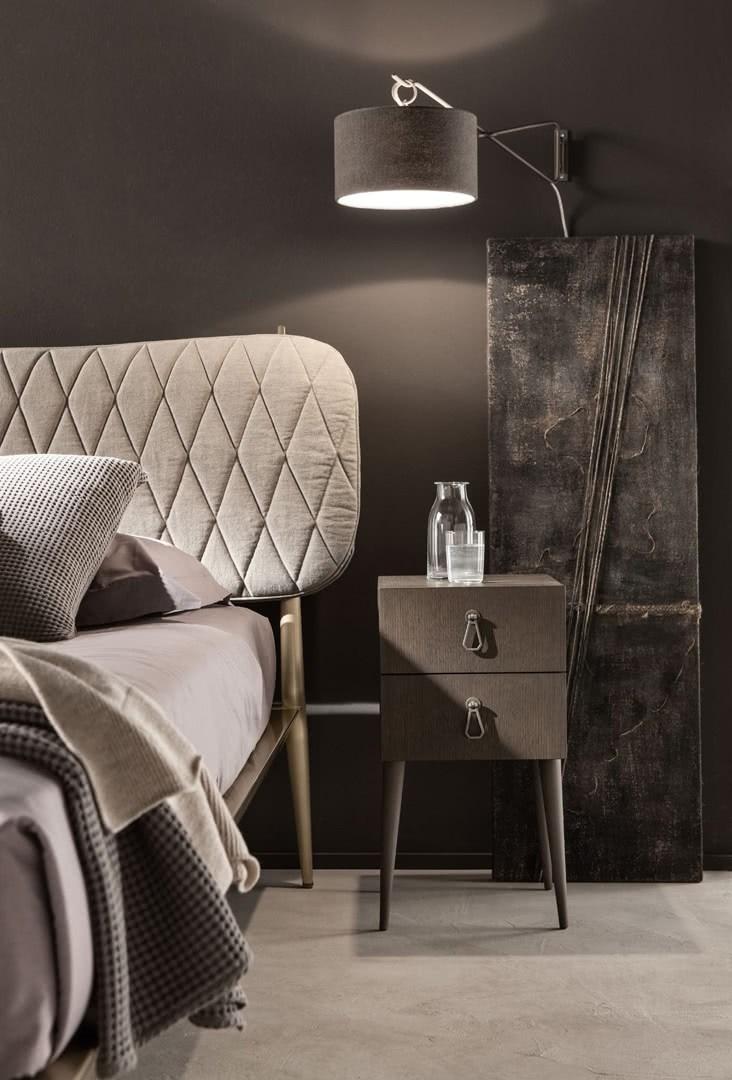 Wooden bedside table with drawers | City by Cantori