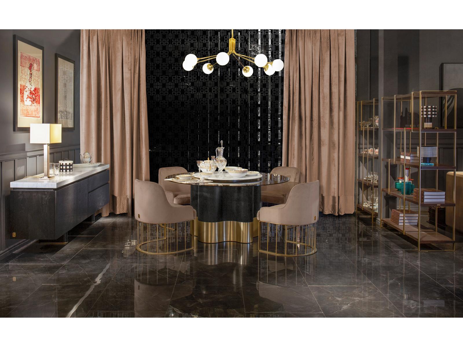 Open freestanding wood veneer bookcase | Fortytwo by Formitalia