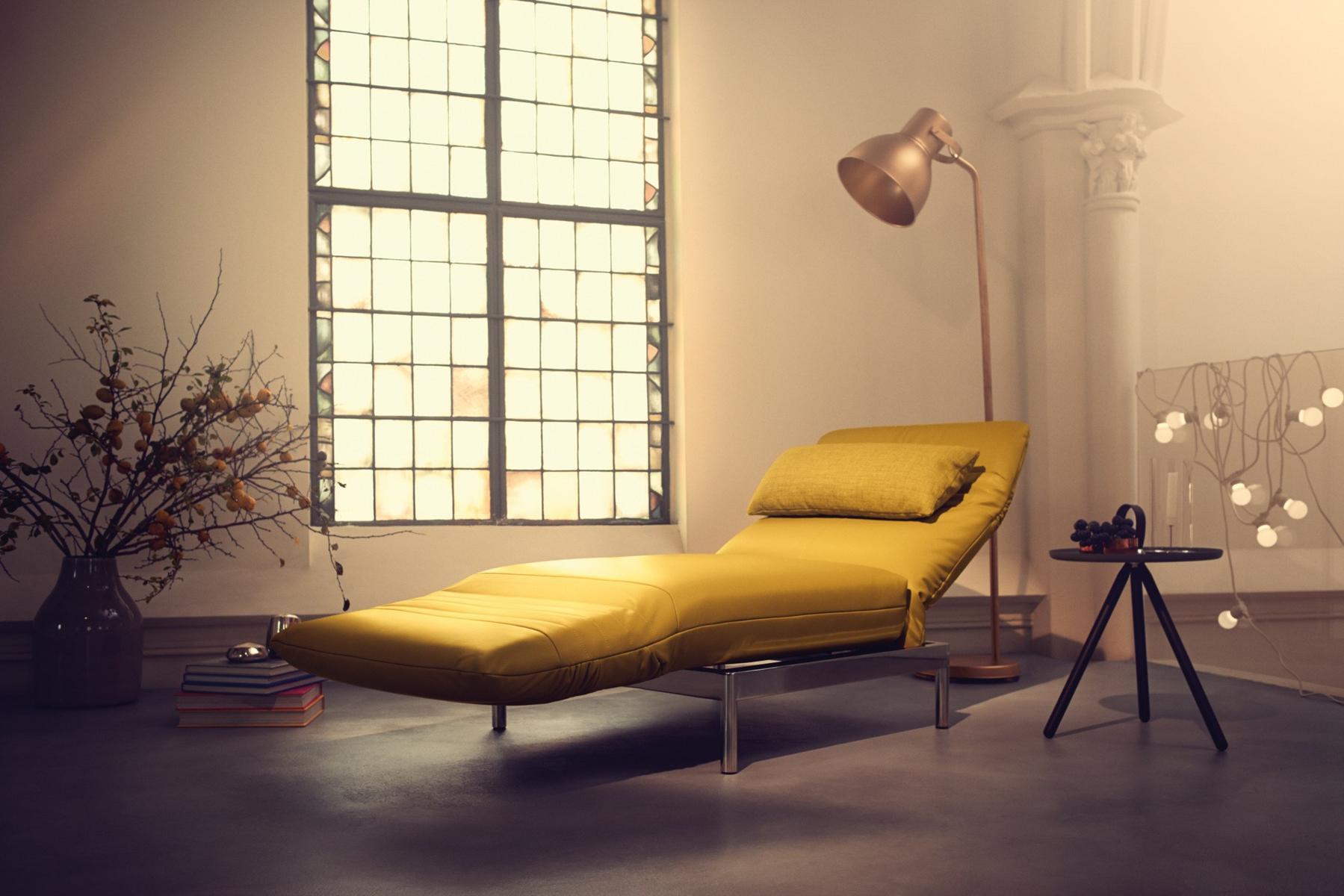 Fabric Chaise longue | 380 Plura by Rolf Benz