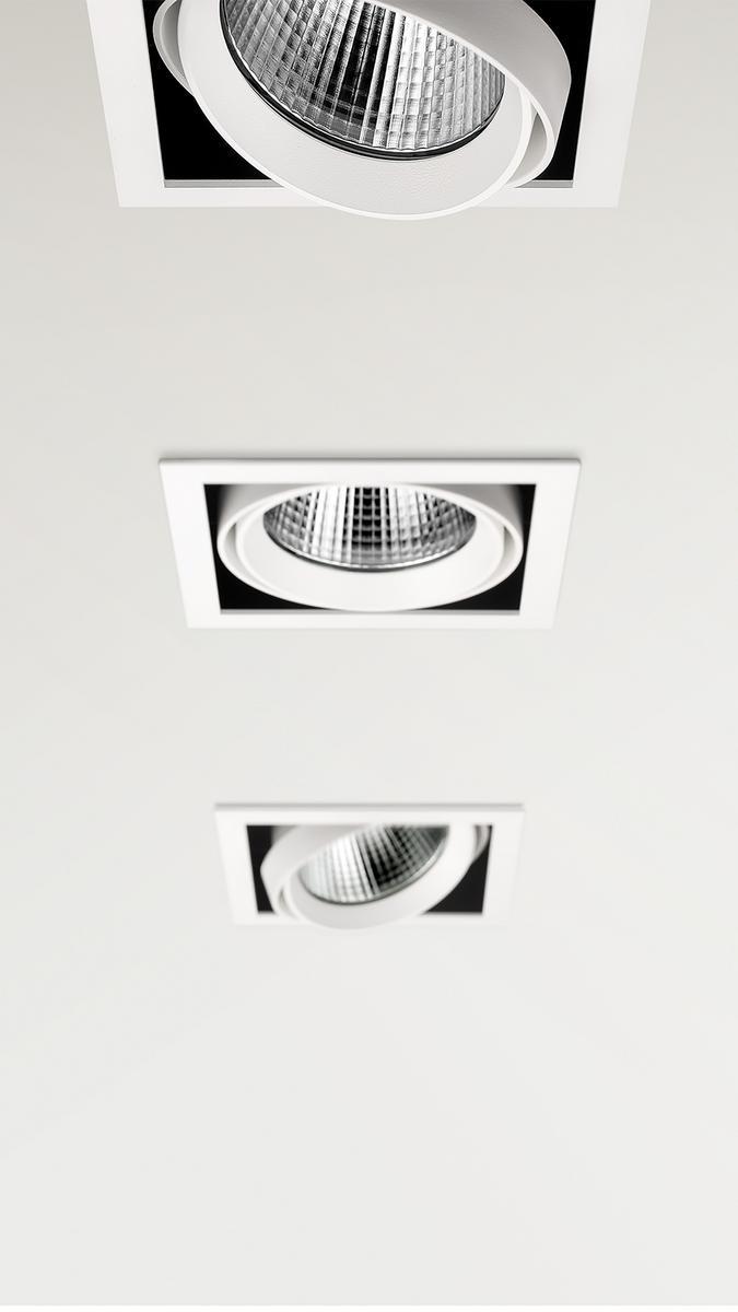 LED adjustable square spotlight | Hubble by Arkoslight