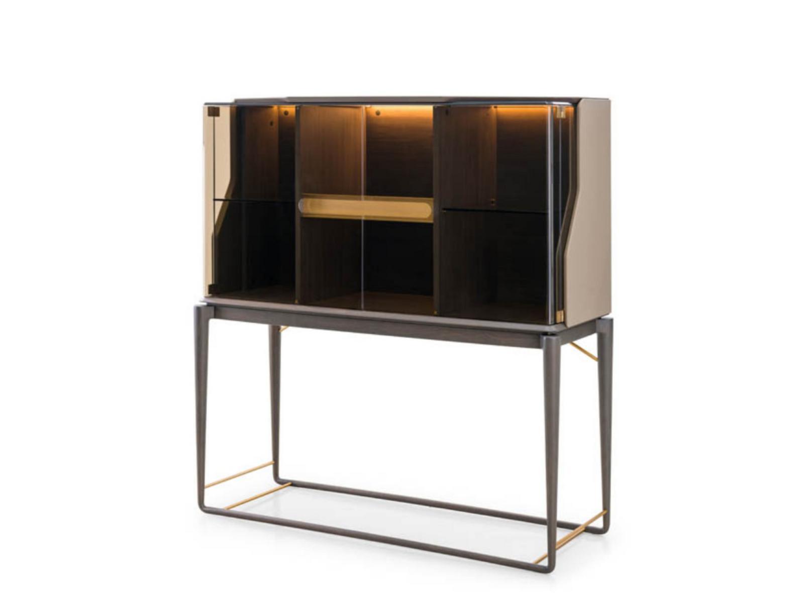 Display cabinet with integrated lighting | Vine by Turri