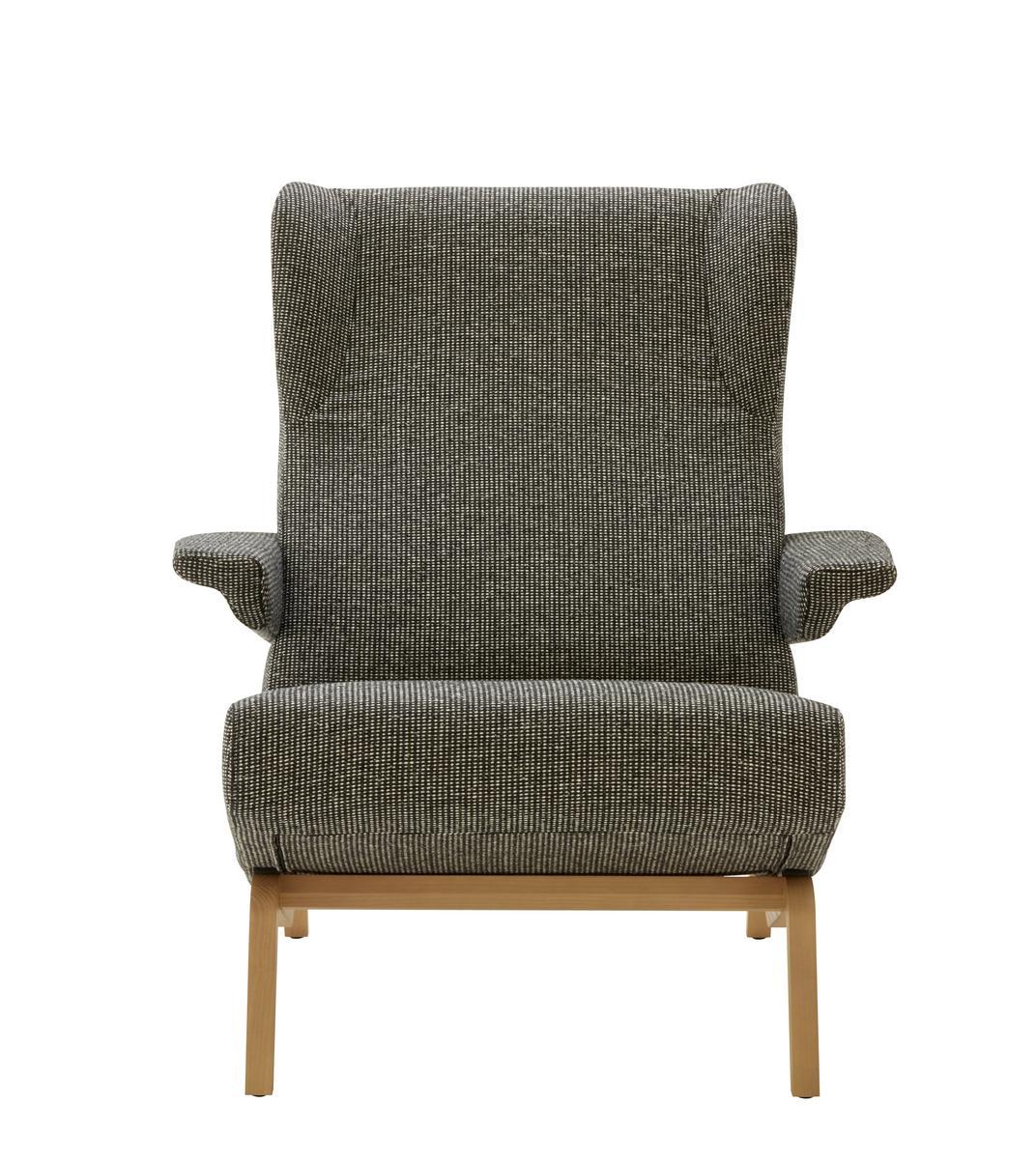 Fabric armchair with armrests | Archi by Ligne Roset