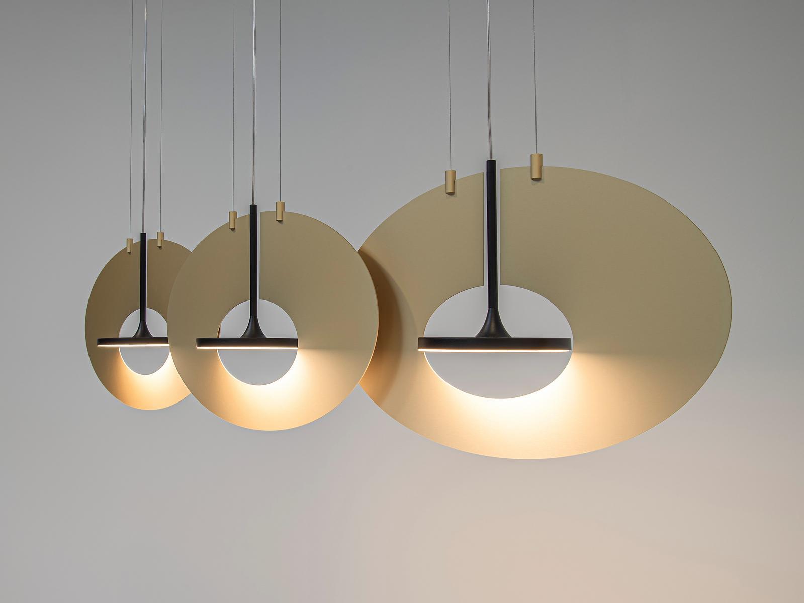 LED direct light Anodized aluminium pendant lamp | Eye In The Sky H3 Standard by Ilfari