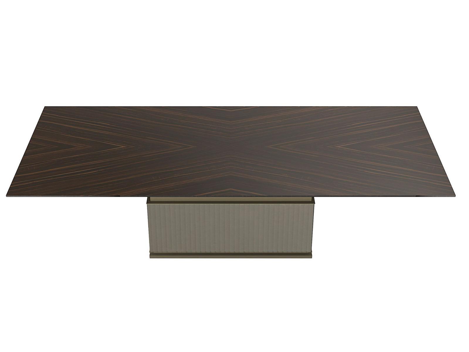 Rectangular wooden dining table | Rock R by Capital Collection