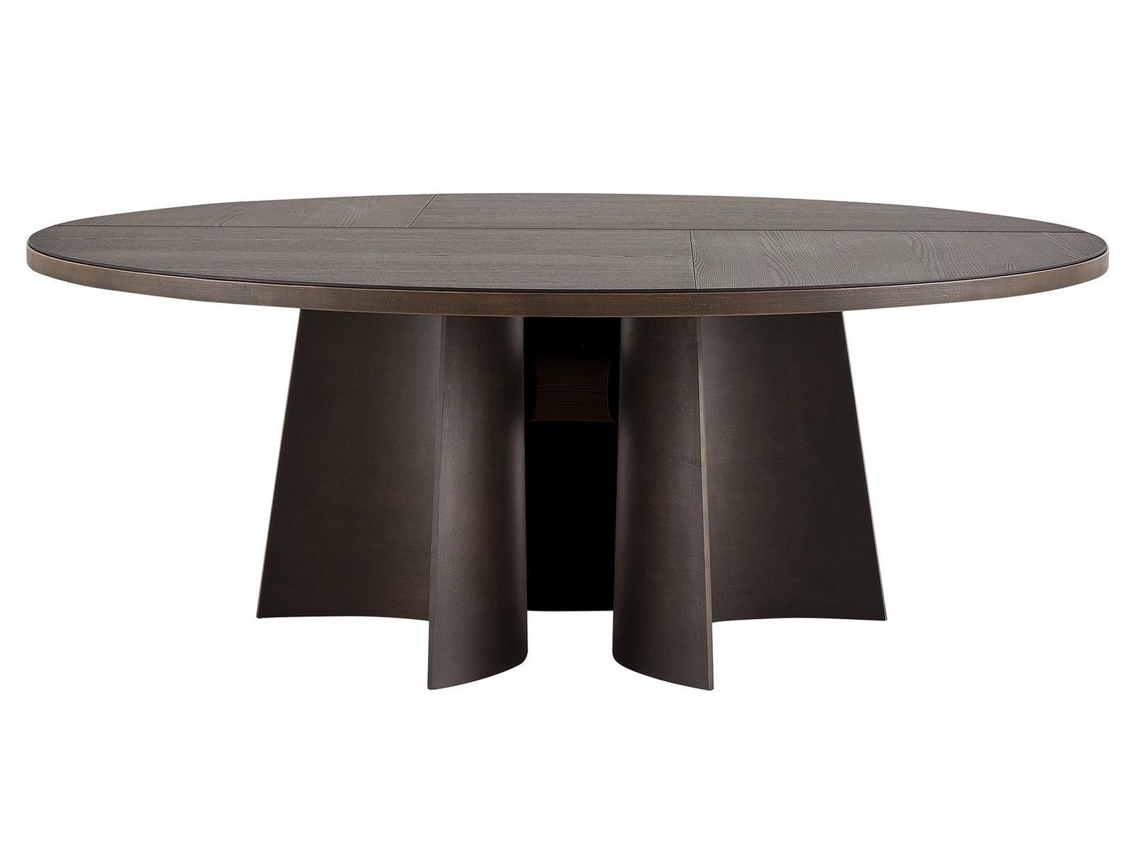Round wooden table | Kensington by Poliform