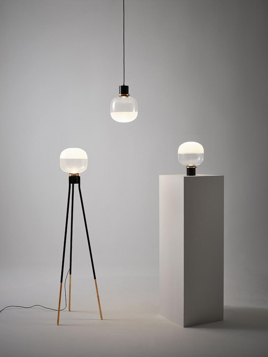 Indirect light blown glass pendant lamp | Ghost by Midj