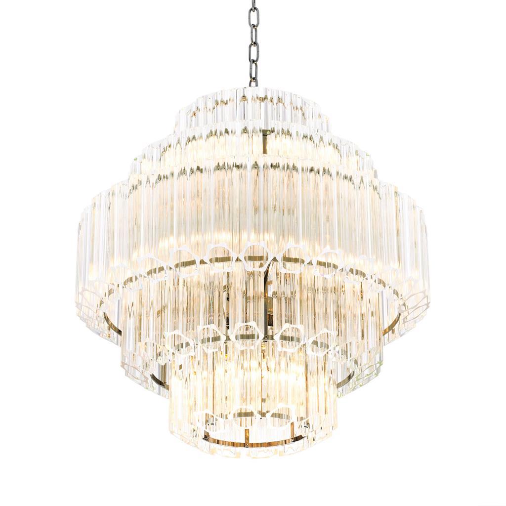 Glass pendant lamp | Vittoria by Eichholtz