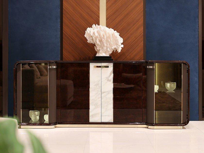 Wooden sideboard with doors | Madison by Turri