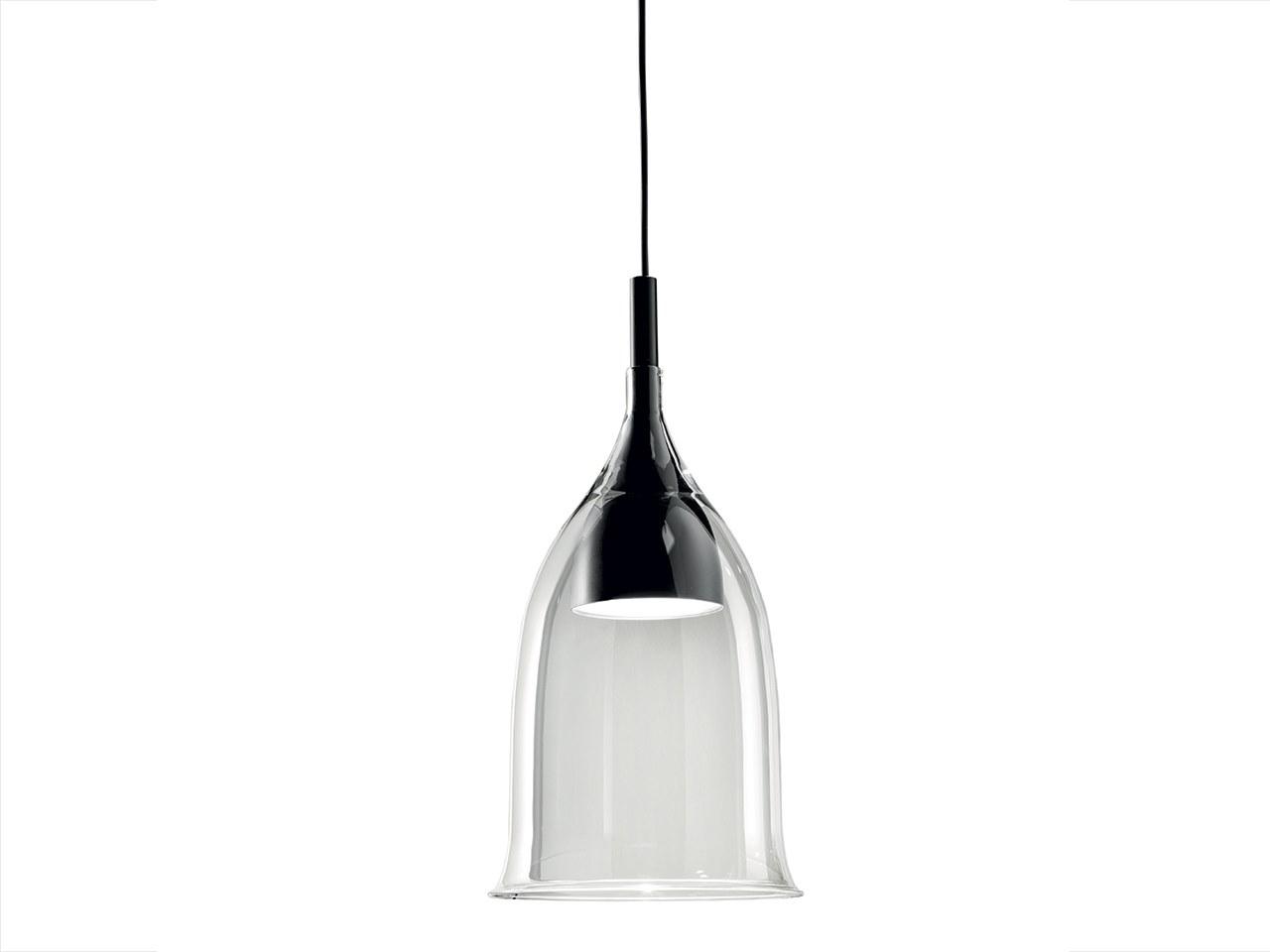 LED direct light blown glass pendant lamp | Nola by Italamp