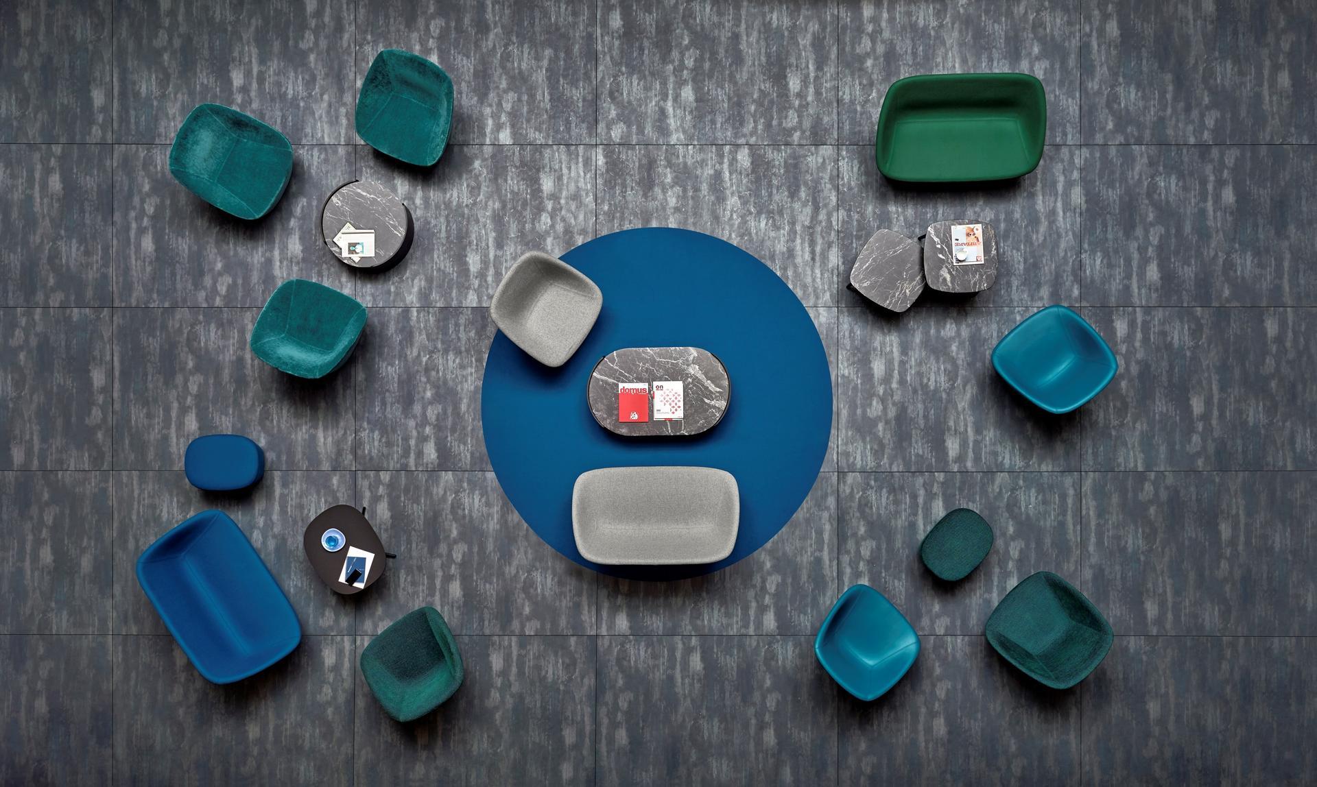 Upholstered easy chair | Log 365 by Pedrali