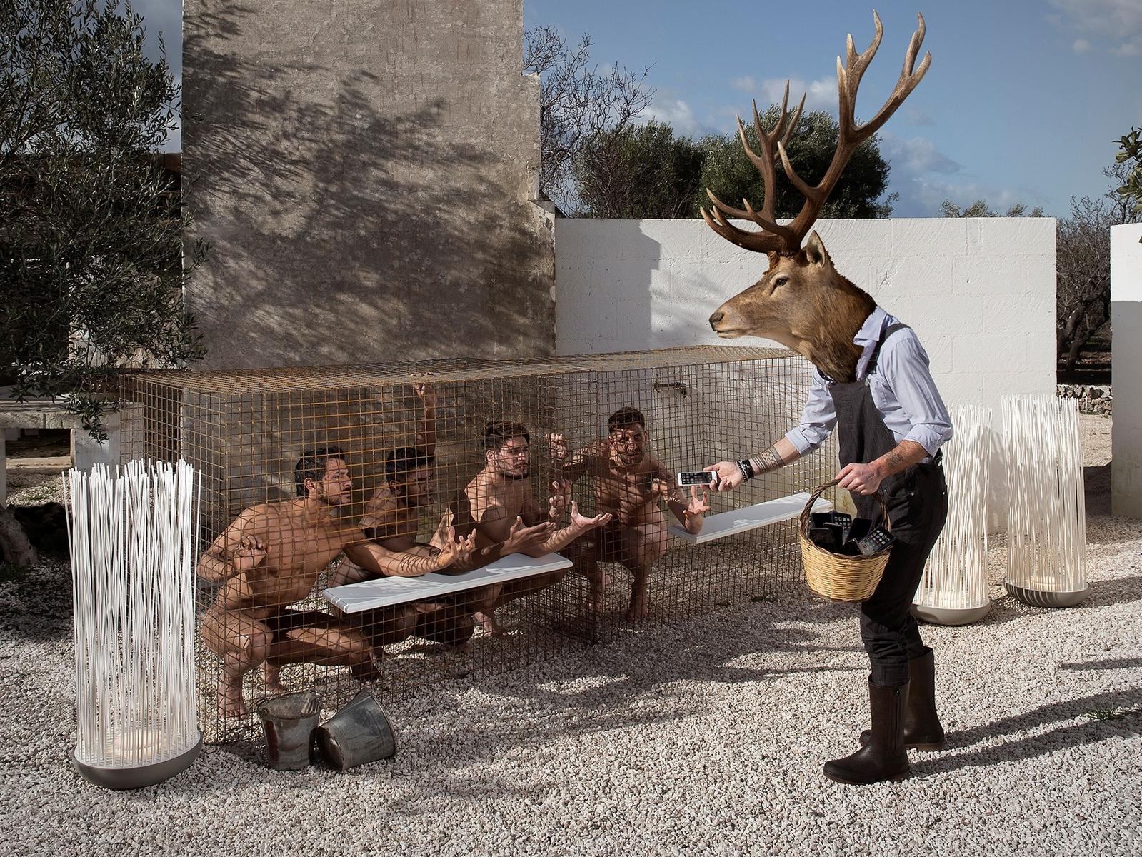 PVC floor lamp | Don’t Touch by Karman